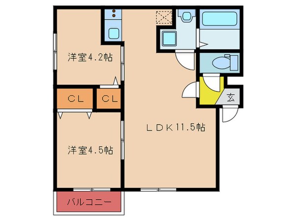 TALATTA和白の物件間取画像